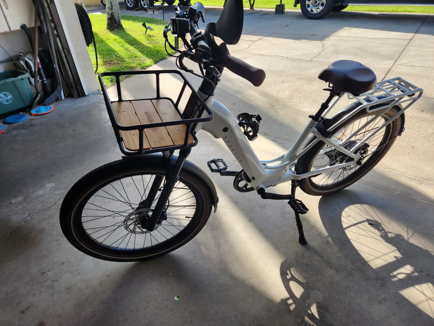 Customer photo review of Multi-Purpose Front Cargo Basket
