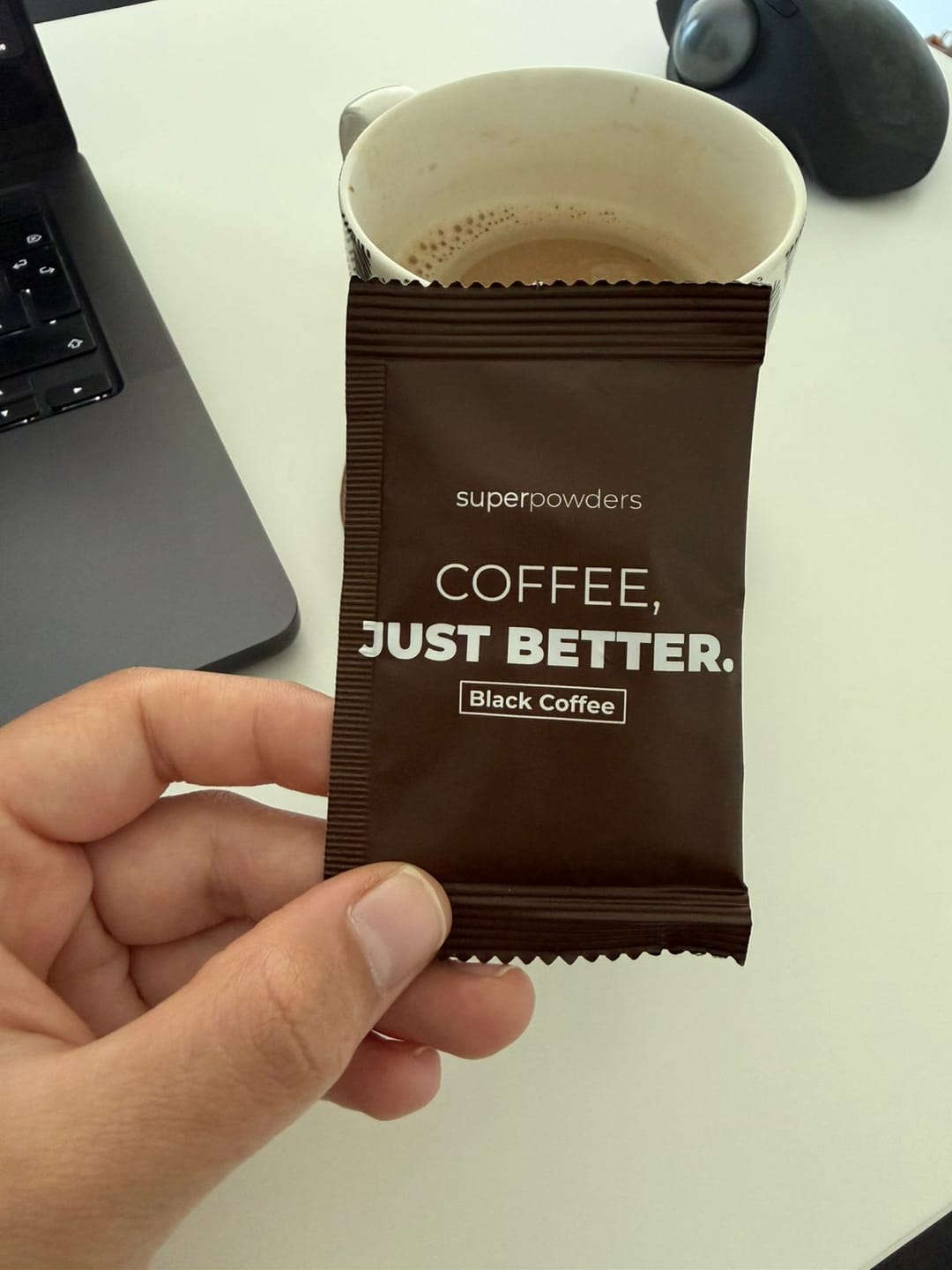 Customer photo review of BLACK COFFEE