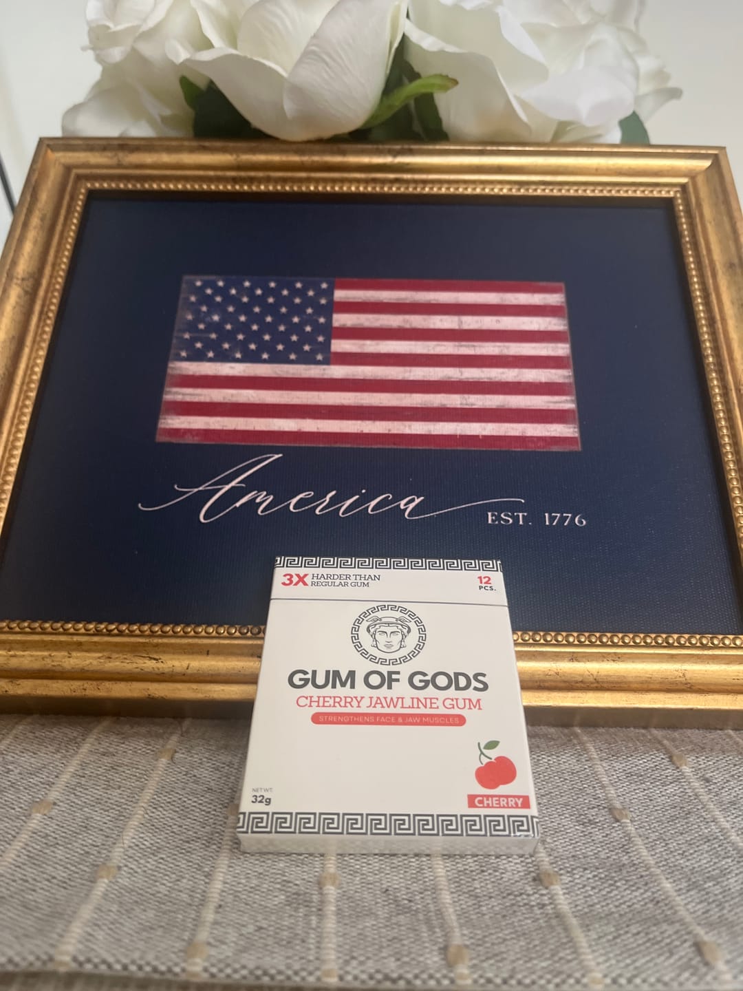 Customer photo review of Gum of Gods: Jawline Gum