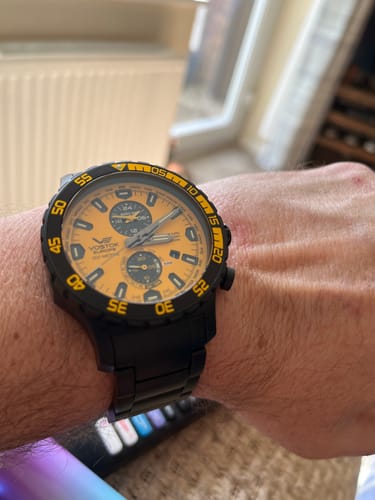 Customer photo review of Expedition North Pole Black PVD Stainless Steel Bracelet - 24mm