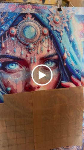 Customer video review of 5D Diamond Painting – Sternenblick der Wüstenprinzessin
