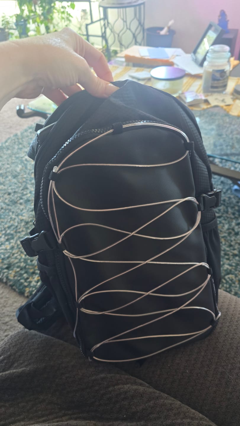 Customer photo review of ESSENTIAPAC PRO™ ANTI-THEFT HYDRATION PACK V2