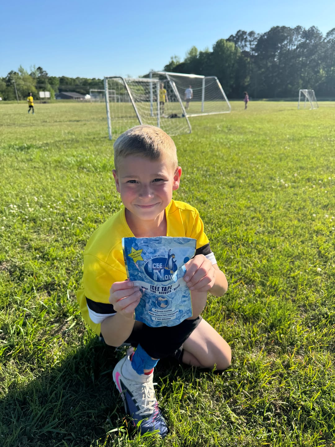 Customer photo review of ICEE TAPE – INSTANT COOLING RECOVERY WRAP