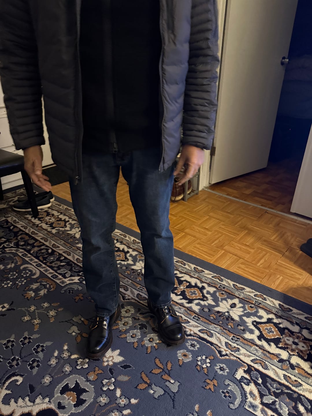 Customer photo review of Captoe Commander Boot - luosjiet®boots -  Black TeaCore Smooth Cowhide