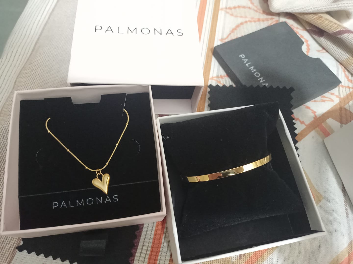 Customer photo review of Heart Ball Chain Pendant Necklace