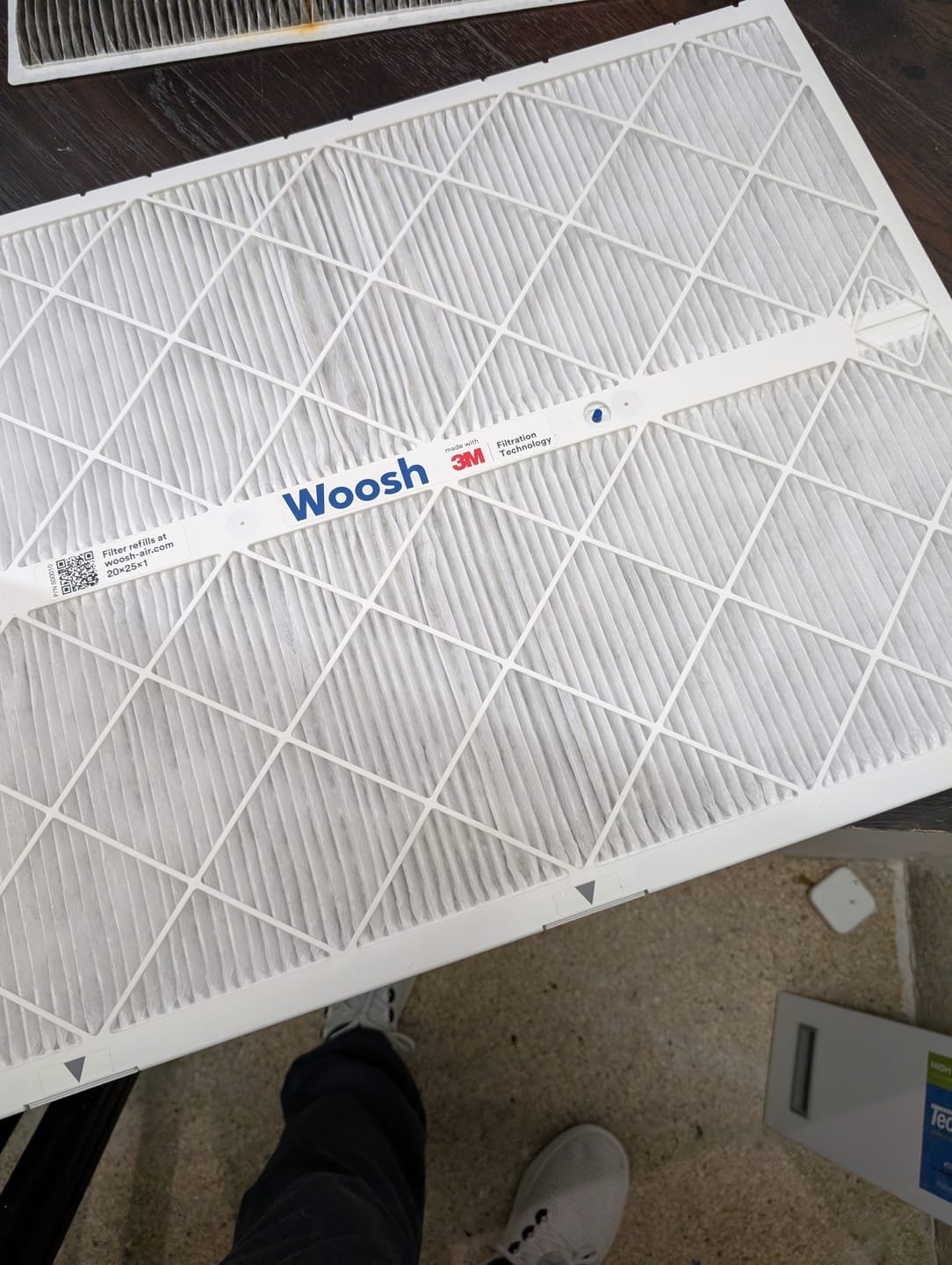 Customer photo review of Fold™ Filter Refill - MERV 13
