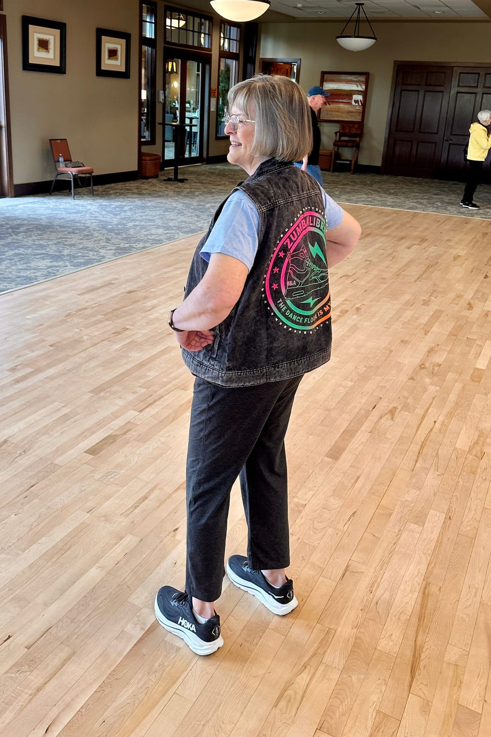 Customer photo review of Zumba Libre Denim Vest