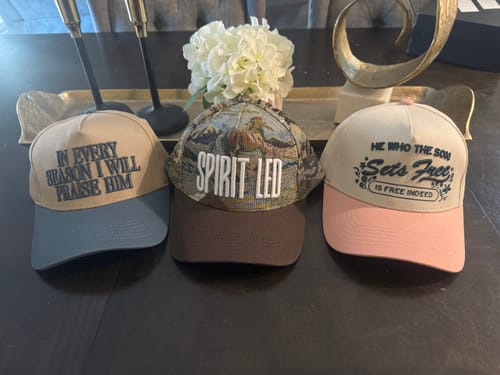 Customer photo review of Hat: He who the son sets free