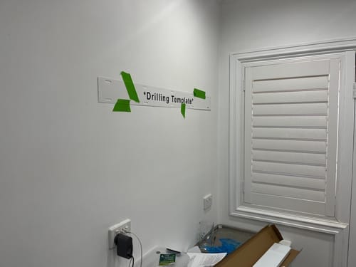 Customer photo review of Wall Mounted Drying Rack - Foldable Indoor and Outdoor Drying Rack