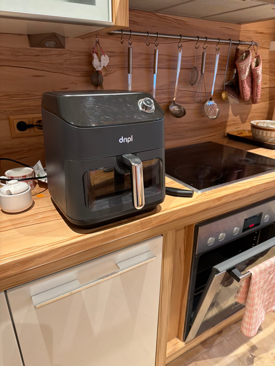 Customer photo review of Dripl Heißluftfritteuse 5,7L mit LCD Touchscreen - Secret Sale