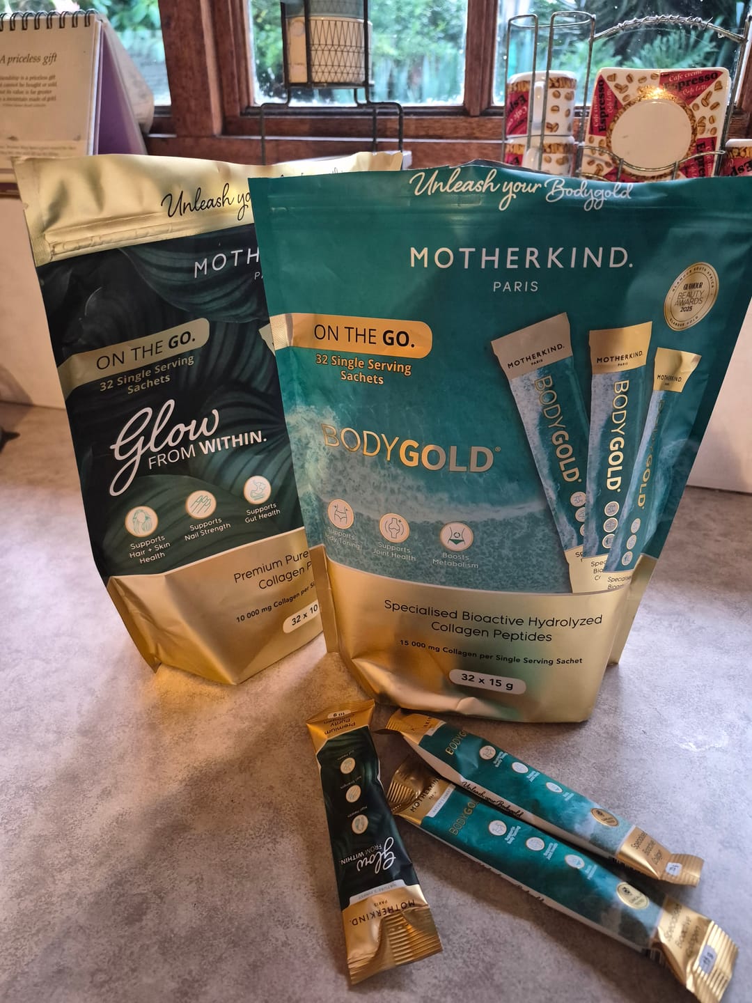Customer photo review of BodyGOLD Collagen Single Servings