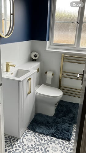 Customer photo review of Deco Square 1000mm Combination Packs - Satin White