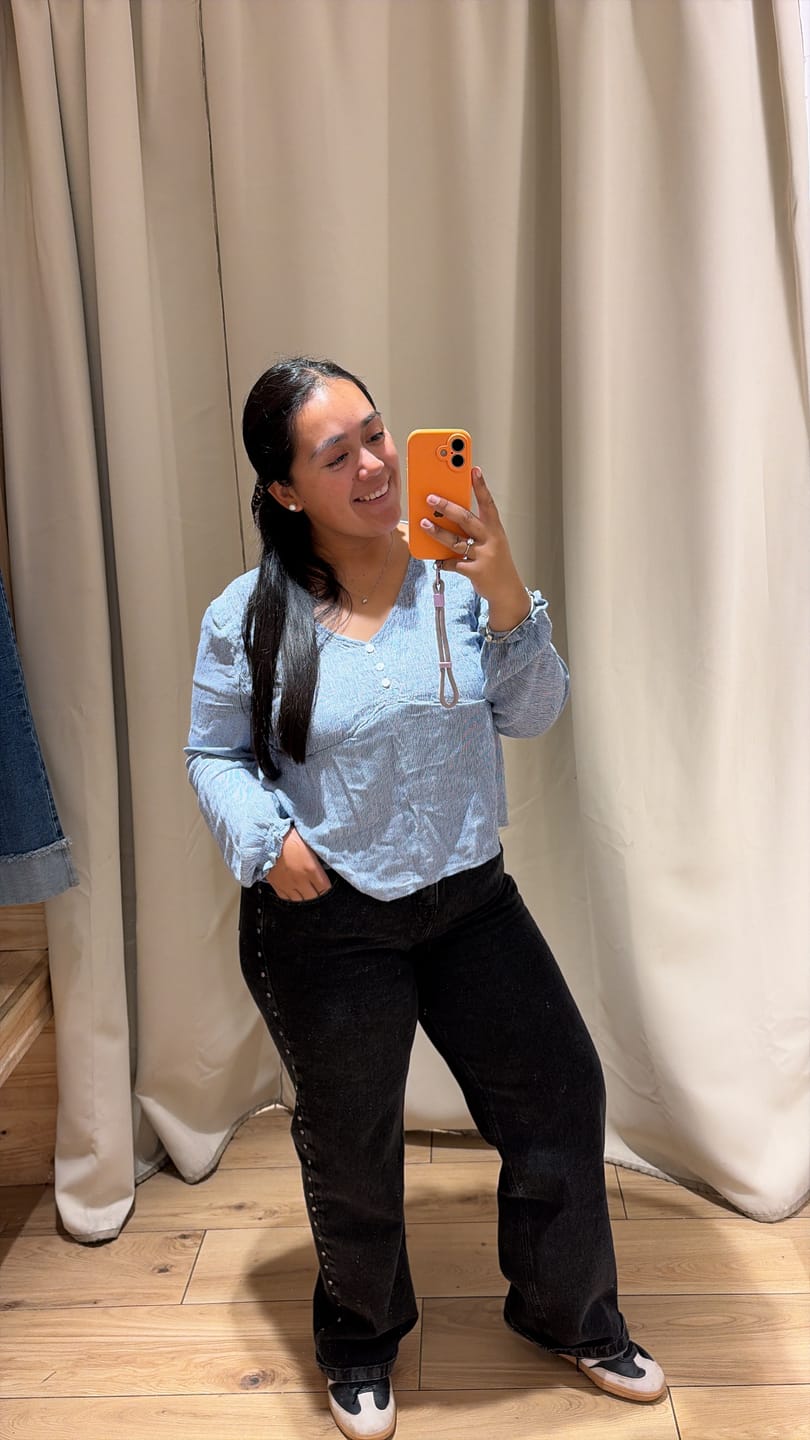Customer photo review of Pantalón Tachas Frontales Black