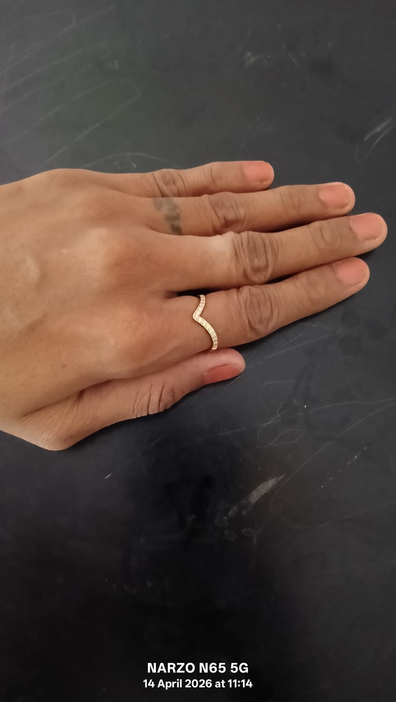 Customer photo review of Chevron Ring