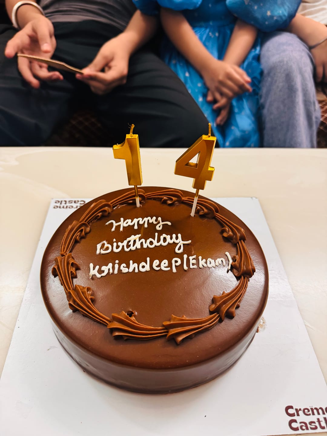 Customer photo review of Classical Dairy Milk Cake