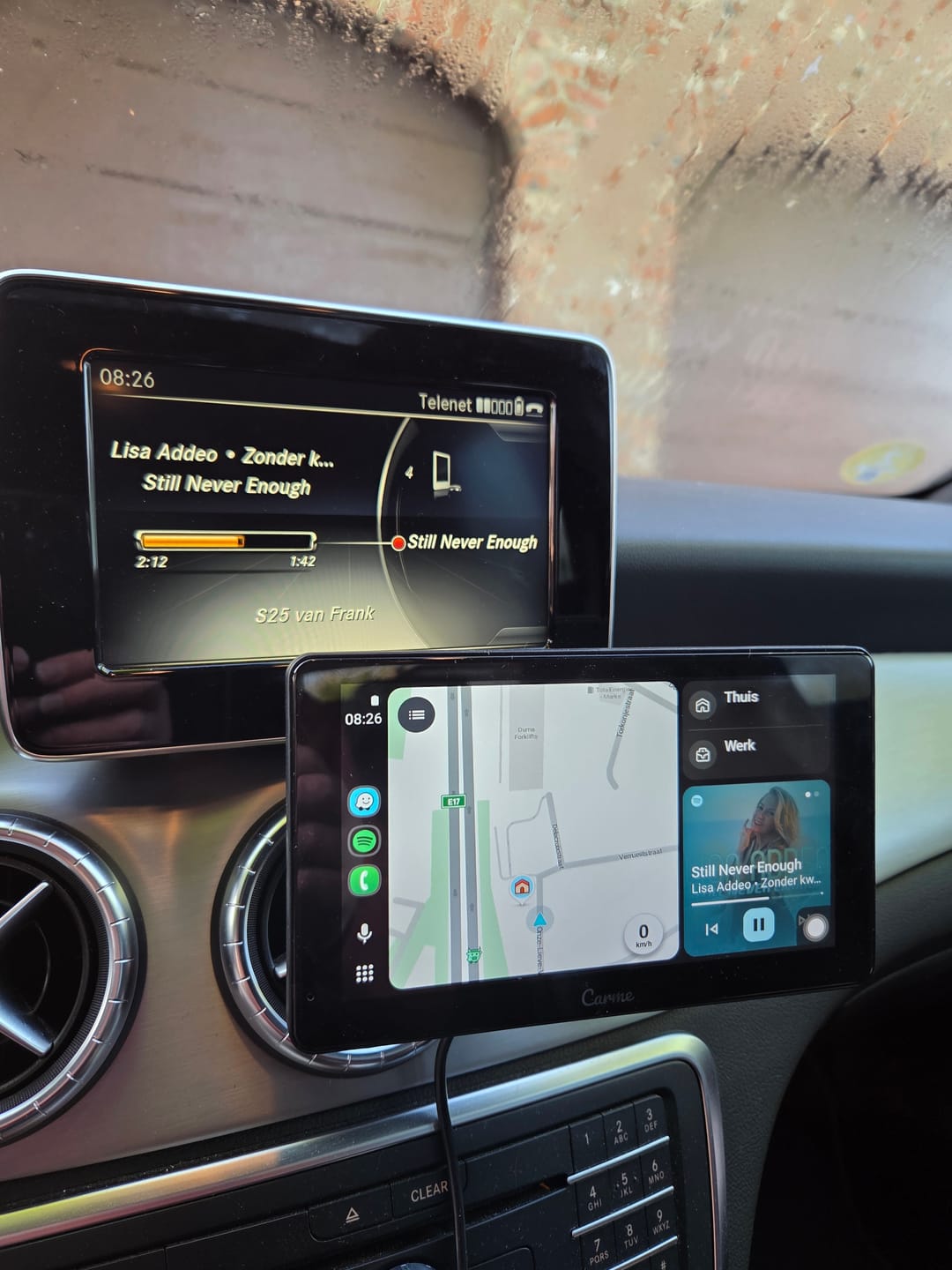 Customer photo review of CarPlay Scherm