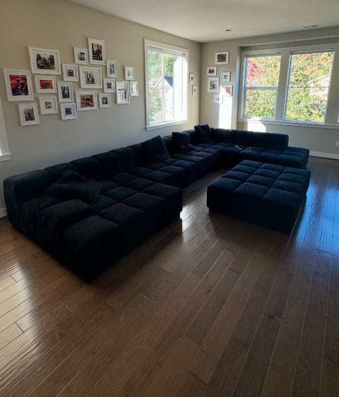Customer photo review of Tufty Two Piece Sectional