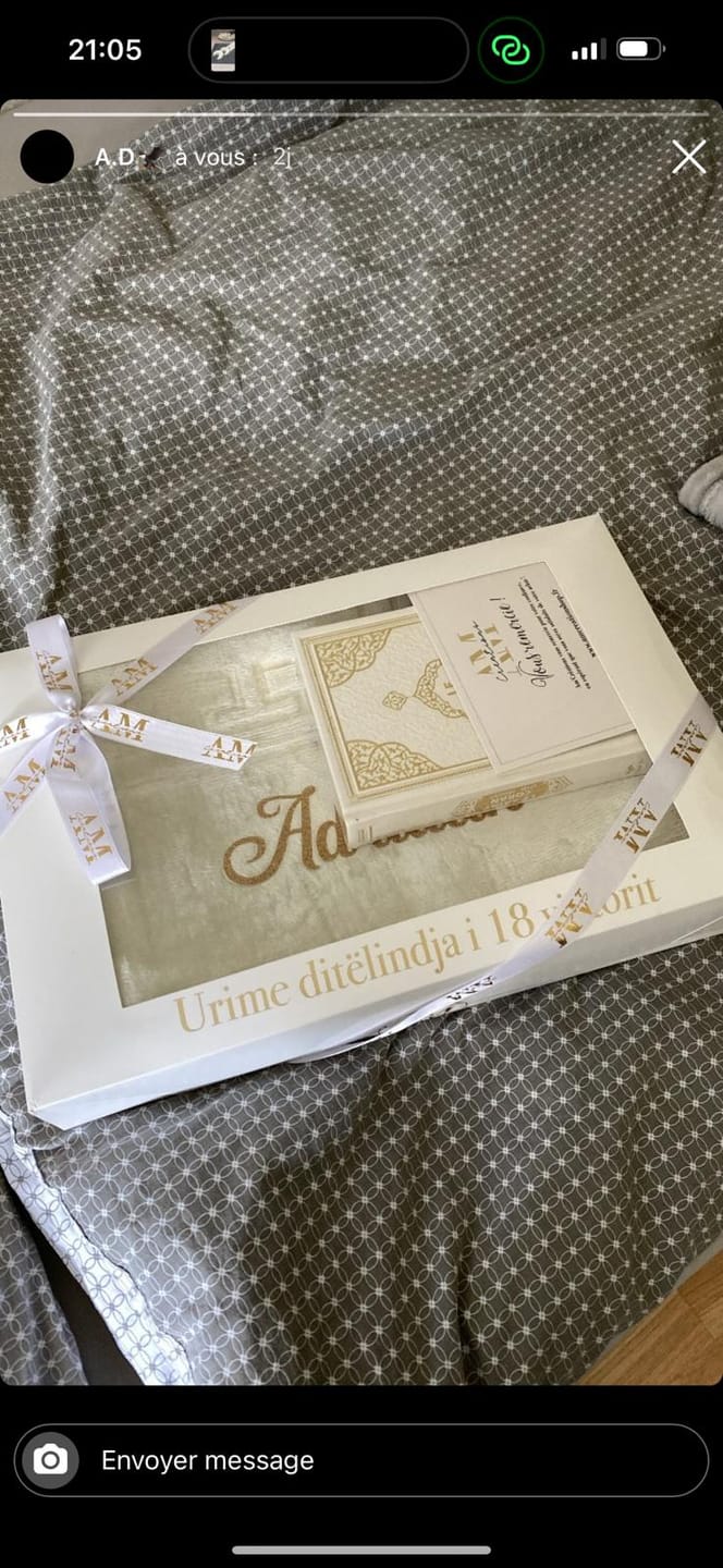 Customer photo review of Coffret  Baraka Gris