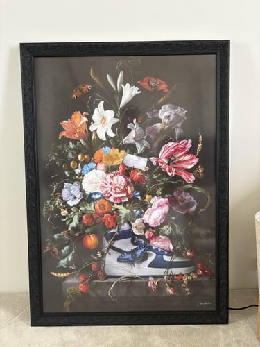 Customer photo review of Flora Sneaker Blue