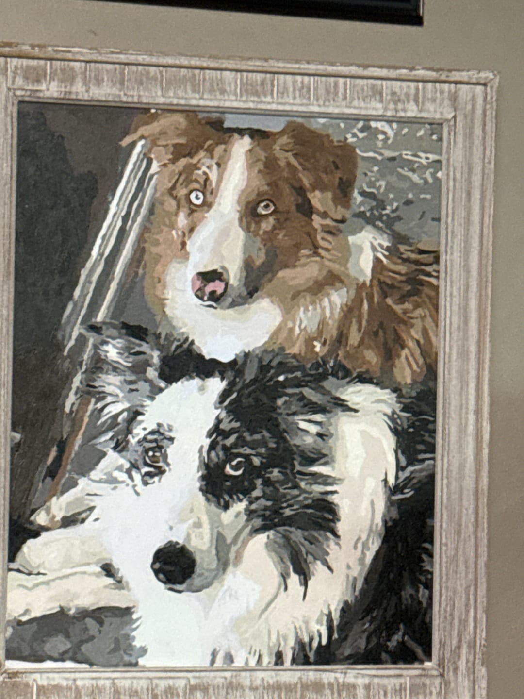 Customer photo review of Custom Paint by Numbers Kit for Personalized Artwork