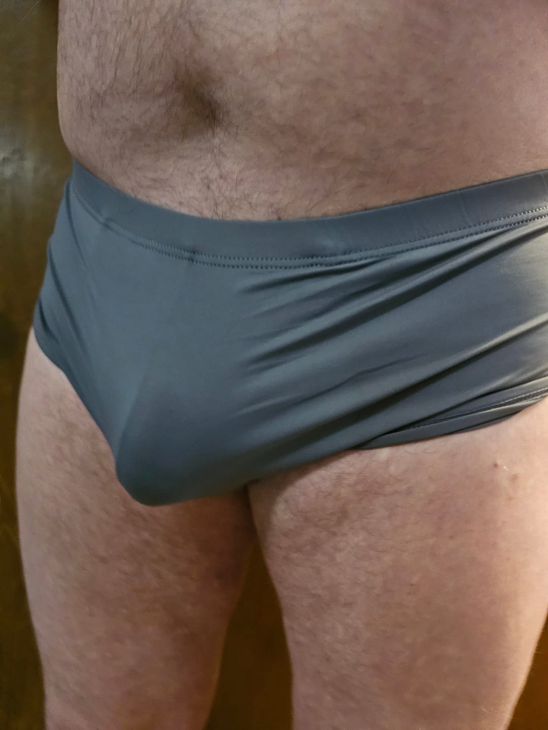 Customer photo review of Men's Detachable Ice Silk Underwear Home Pants