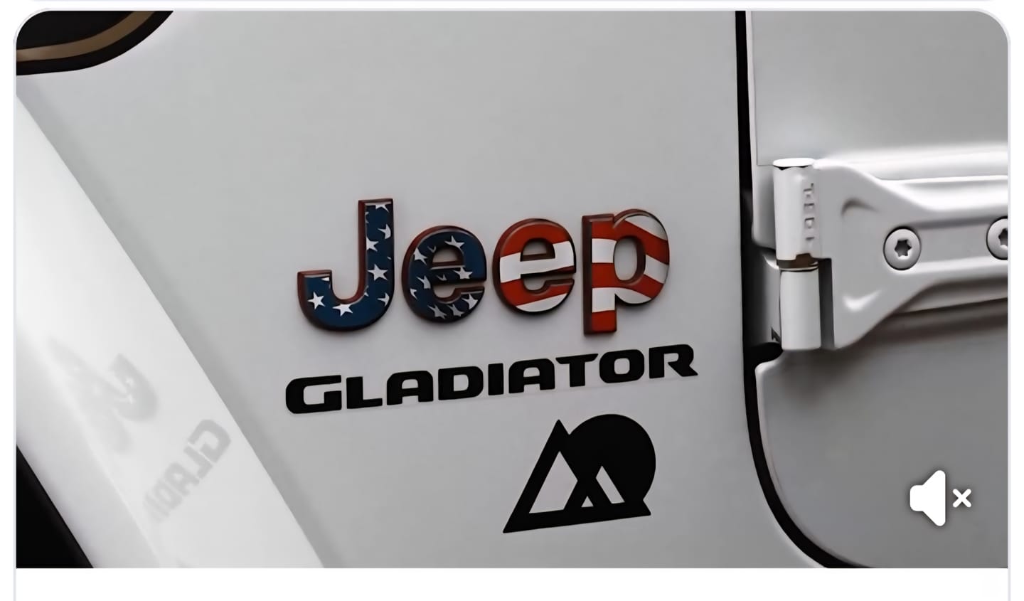 Customer photo review of JEEP Gladiator Emblem Overlay Decal Set | Fits 2020+ Jeep Gladiator