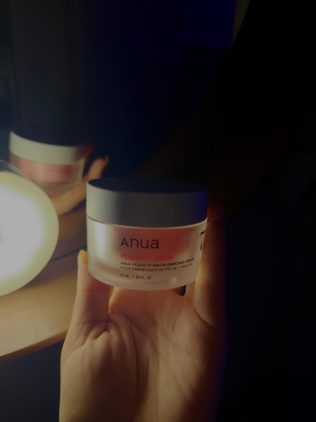 Customer photo review of Ādu mīkstinošs krēms sejai ar persiku ekstraktu un niacinamīdu Anua Peach 77 Niacin Enriched Cream