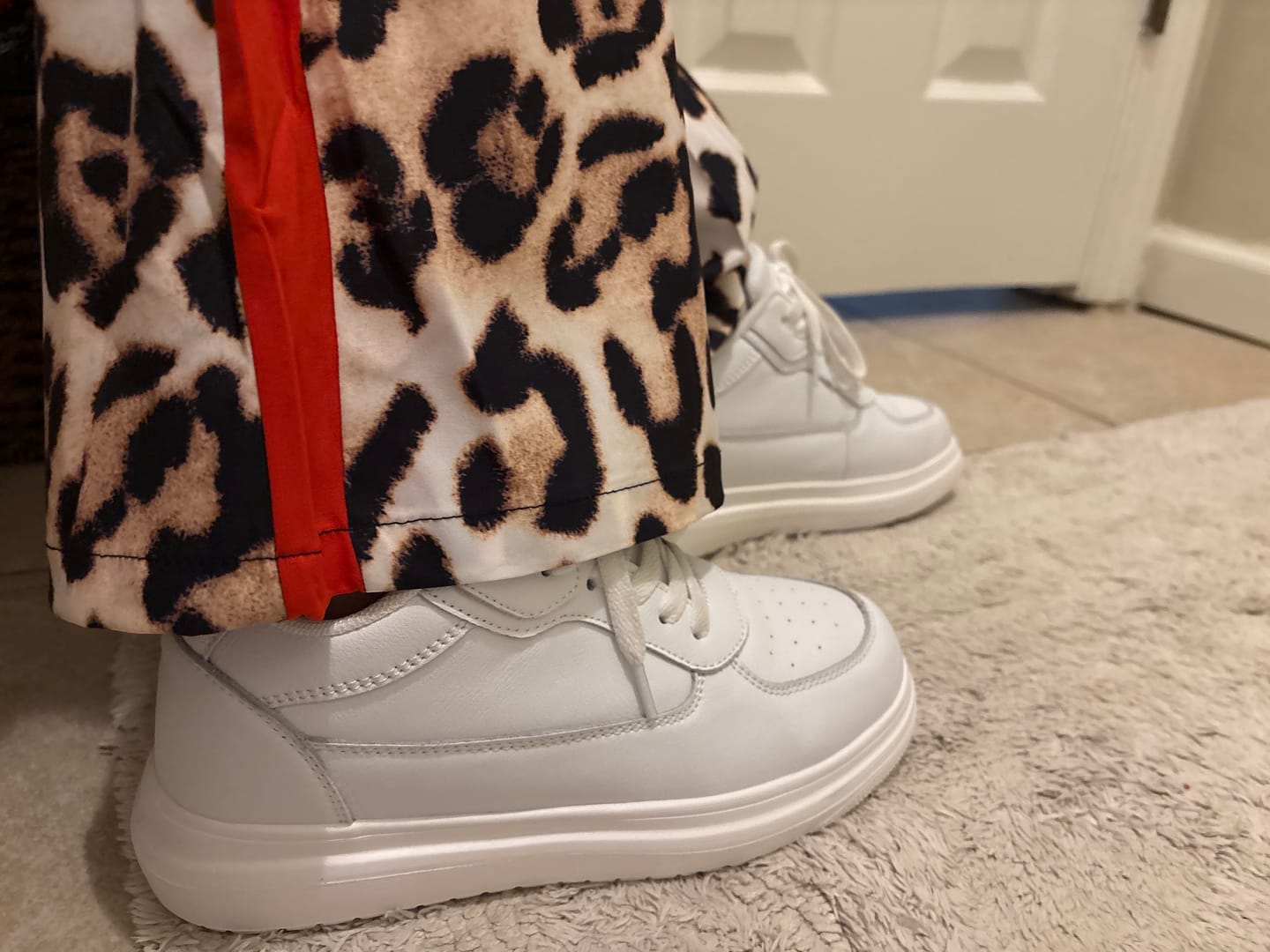 Customer photo review of ELEVATESHOES WHITE CLASSY