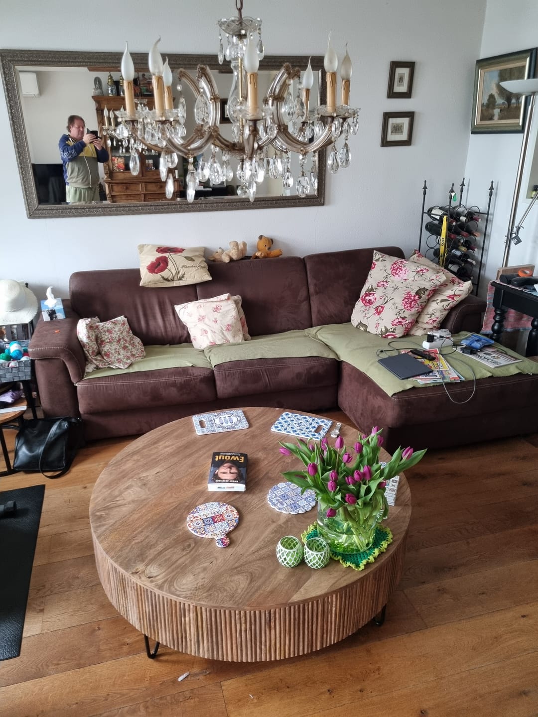 Customer photo review of Salontafel Wave Ø120