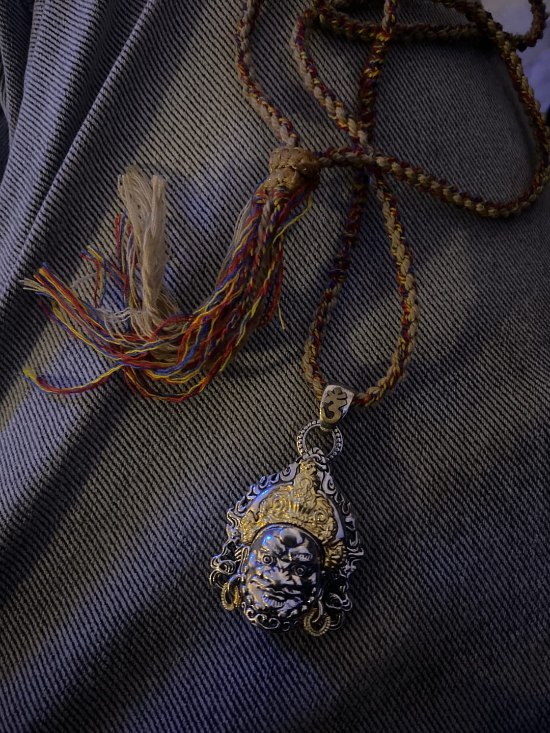 Customer photo review of Jambhala Pendant-Tibetan Wealth God-Yellow Jambhala
