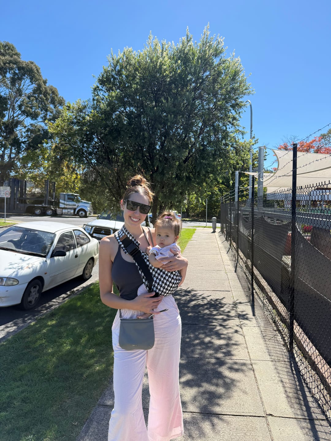 Customer photo review of POUCH™ TODDLER CARRIER