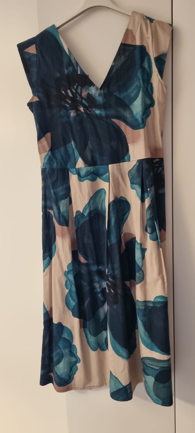 Customer photo review of Robe Louison - satin de coton Jardin d’Hiver