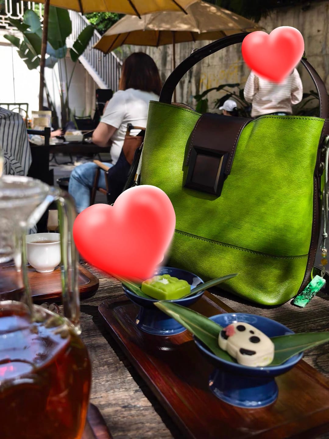 Customer photo review of Women Retro Leather Handbag Crossbody Bag
