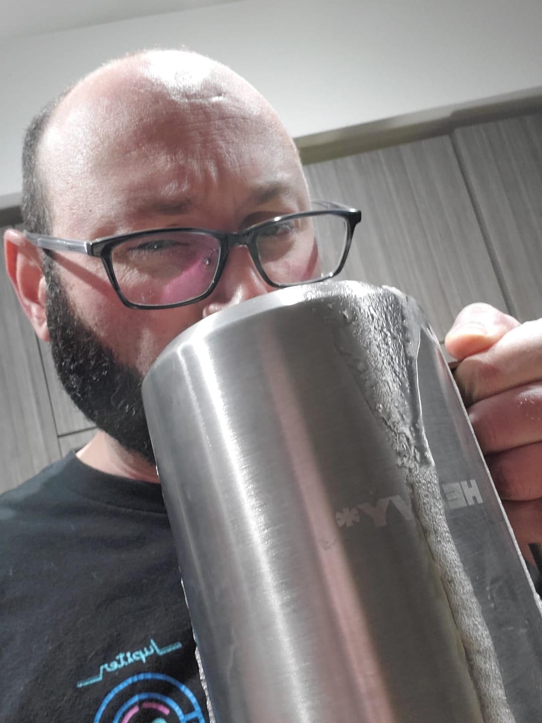 Customer photo review of The 22lb Heavy* Mug | The World's Heaviest Mug