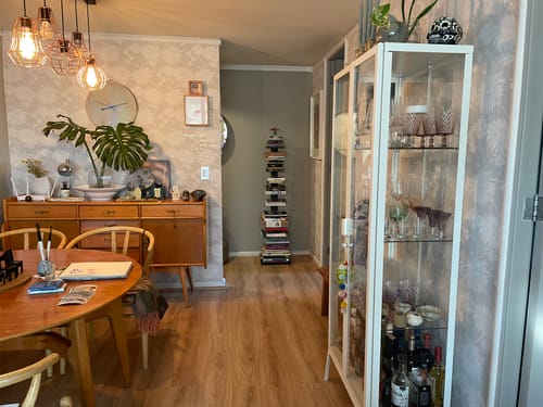 Customer photo review of Librero escala 150 METAL  — Kallfu.cl
