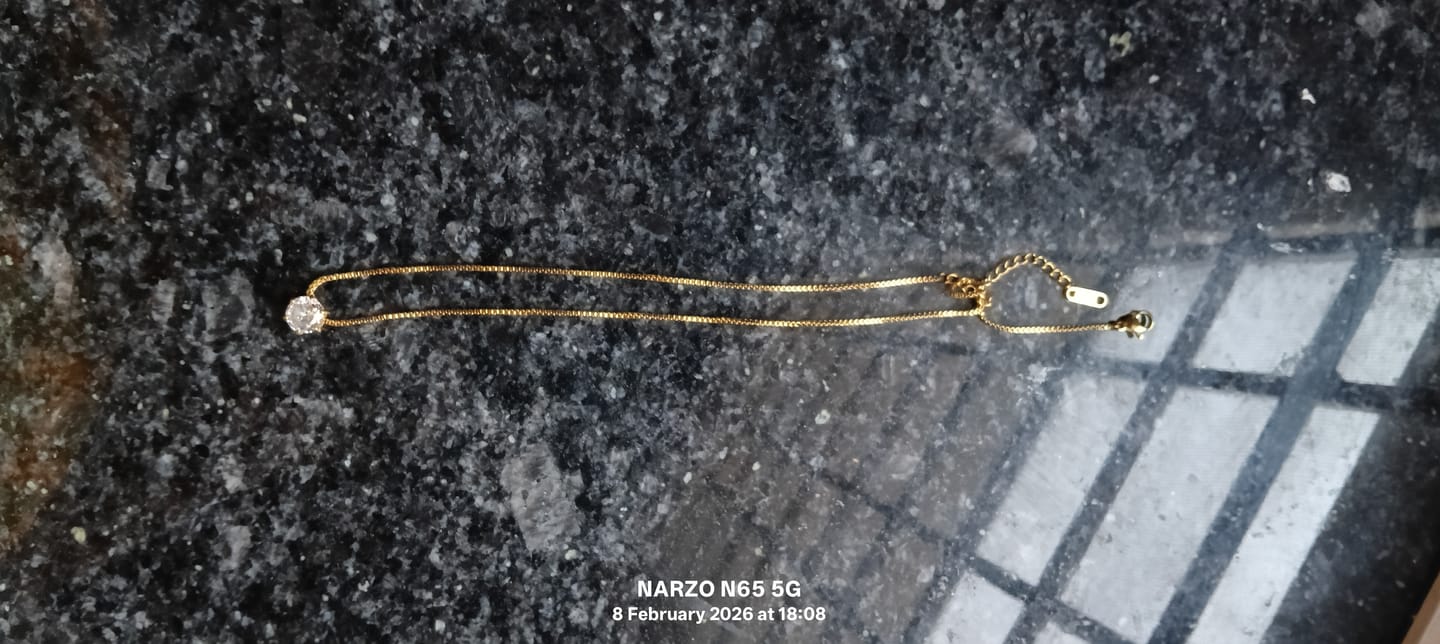 Customer photo review of Royal Solitaire Necklace