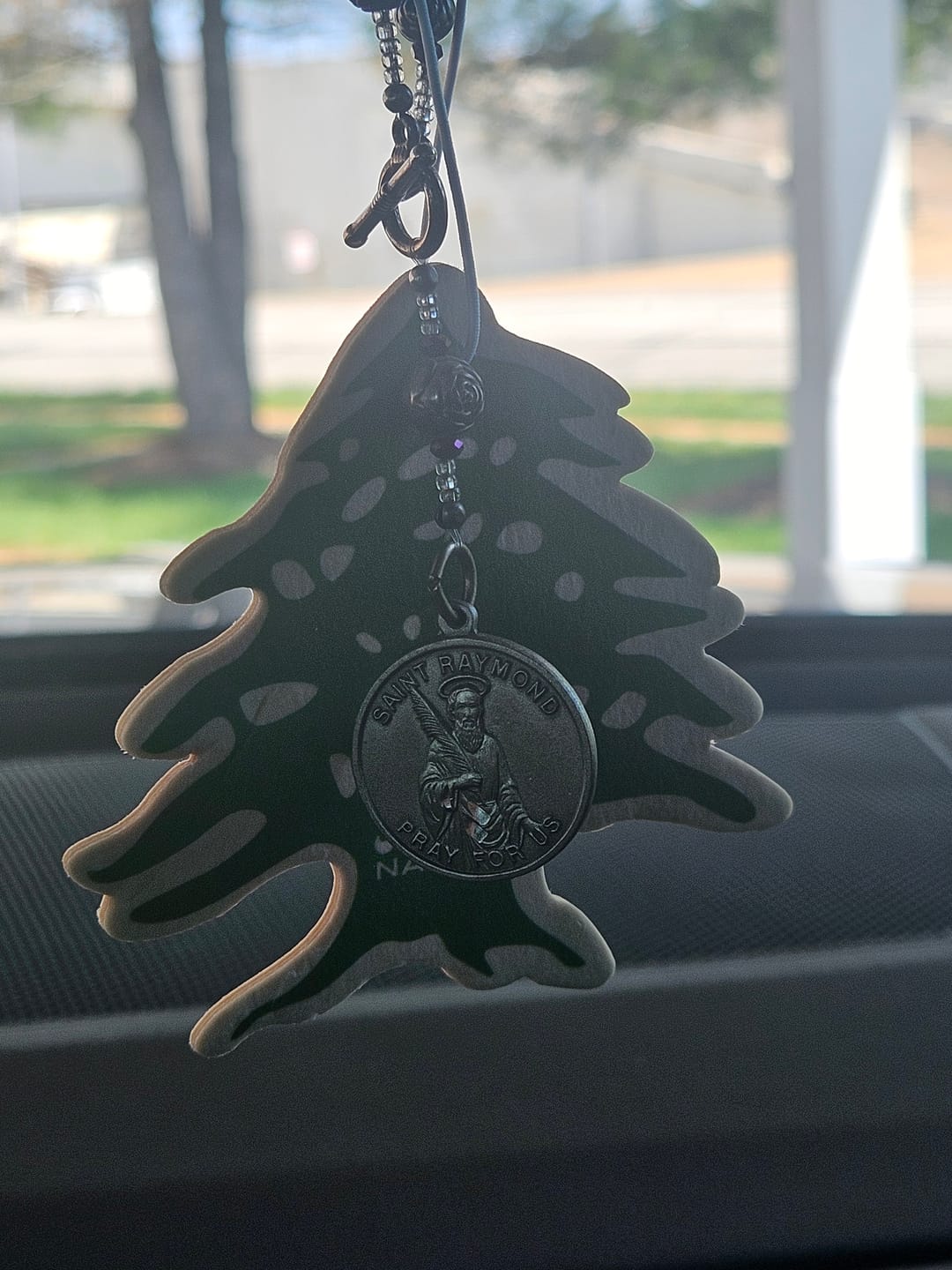 Customer photo review of Lebanese Cedar Air Freshener + Sticker Pack