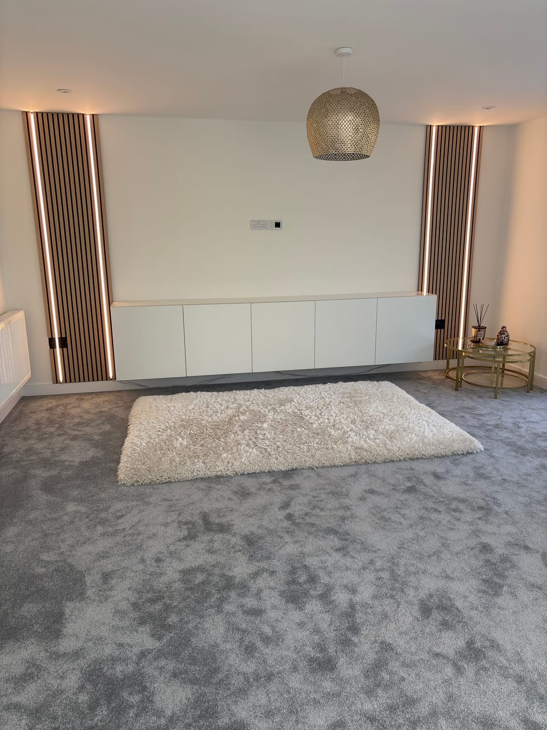 Customer photo review of Acoustic Slat Panel - Natural Oak