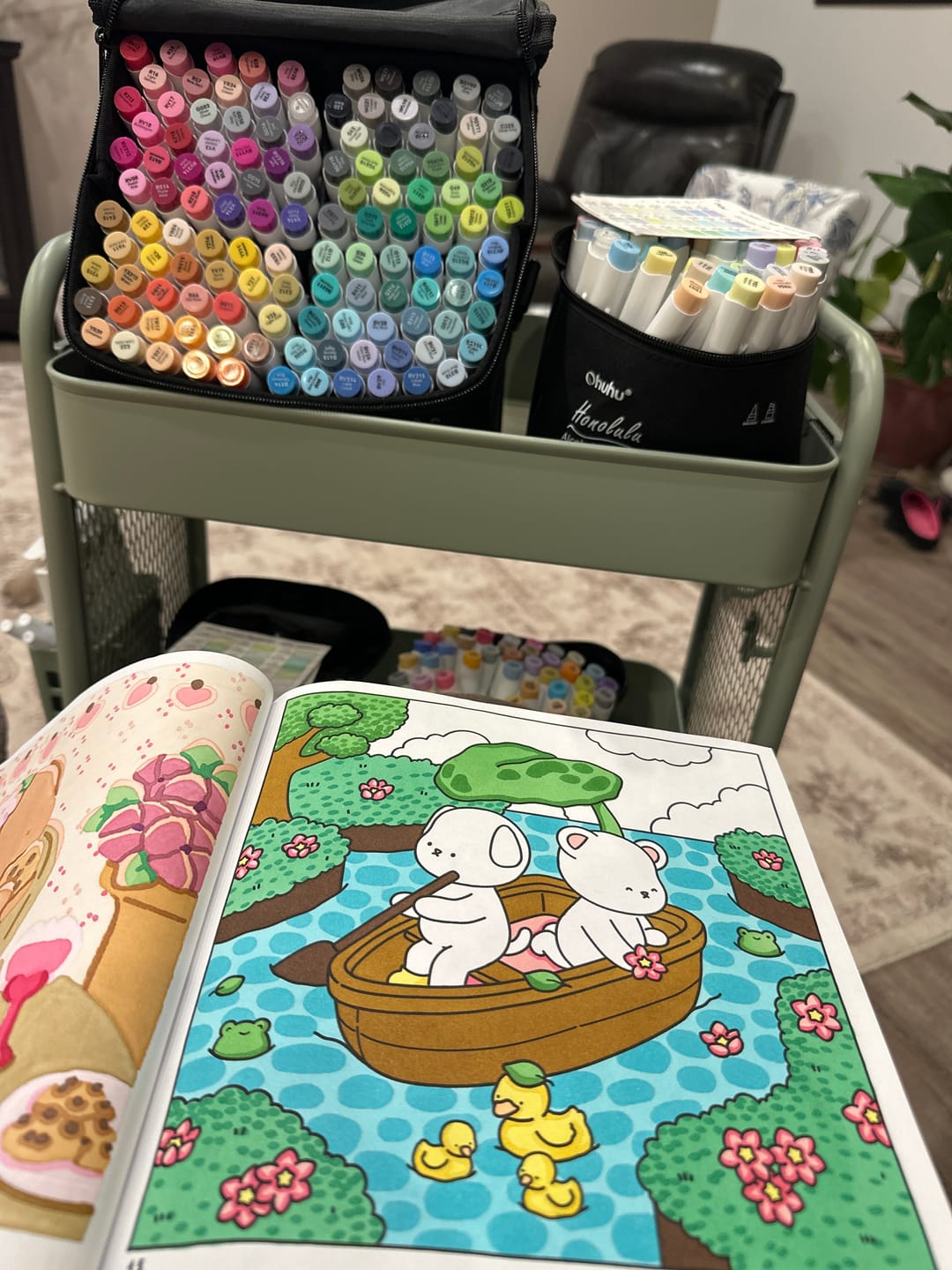 Customer photo review of Ohuhu Honolulu Brush Markers - Small Set
