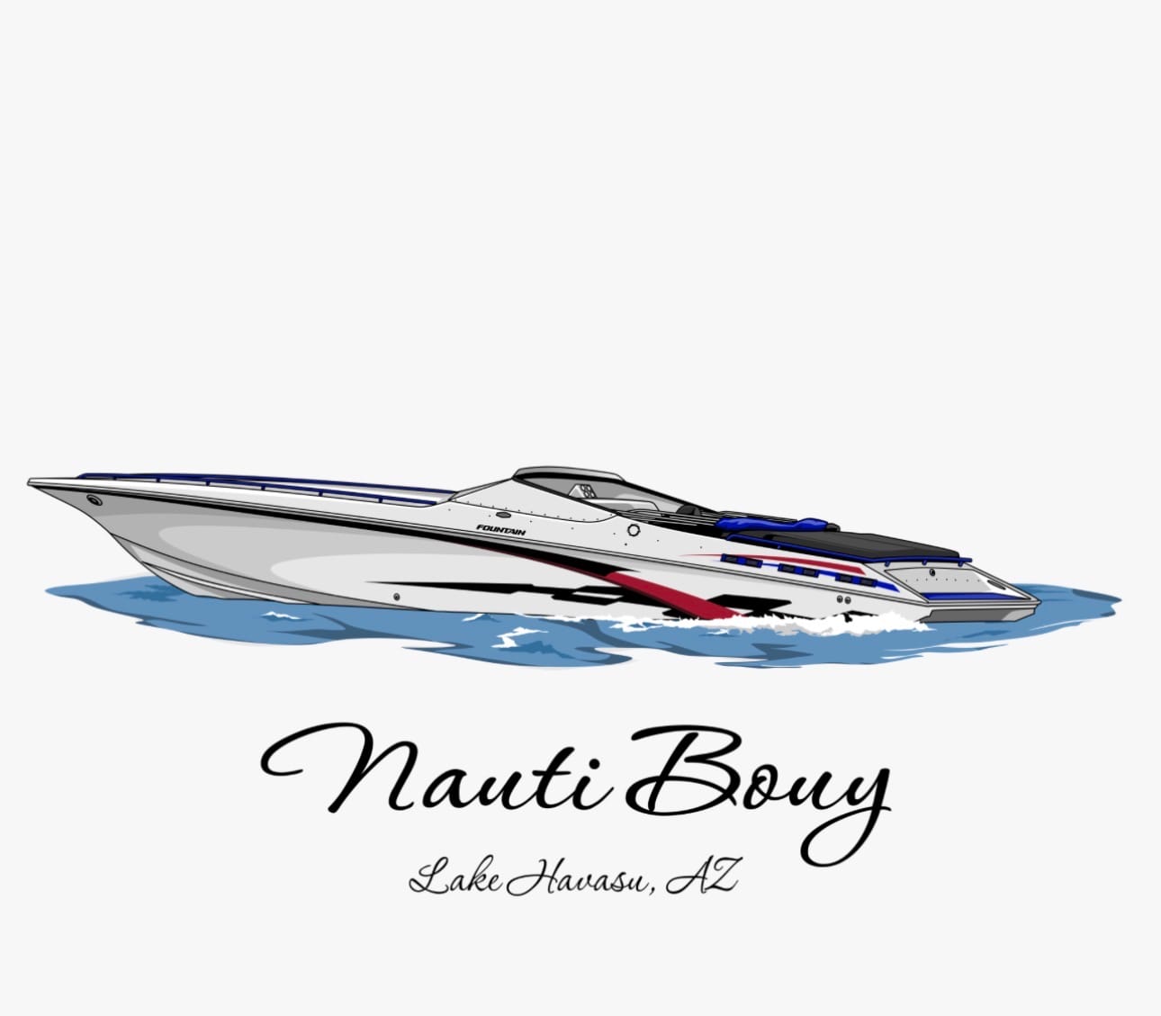 Customer photo review of Custom Digital Boat Artwork