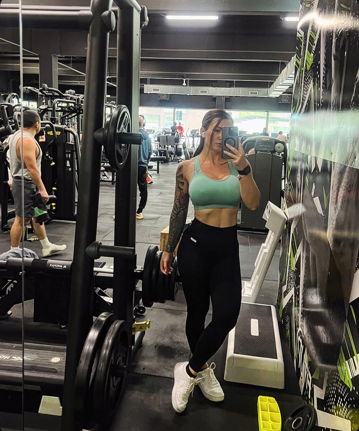 Customer photo review of Leggings Push Up All-Up Nero Liquirizia