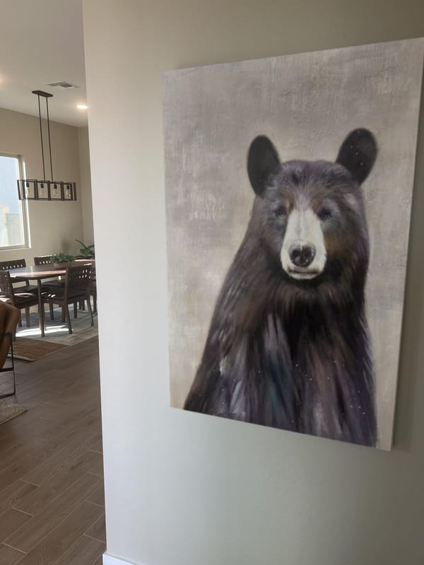 Customer photo review of Abstract Animal Wall Art #DL003