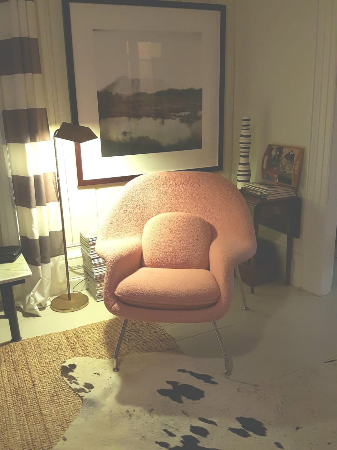 Customer photo review of Womb chair & Ottoman