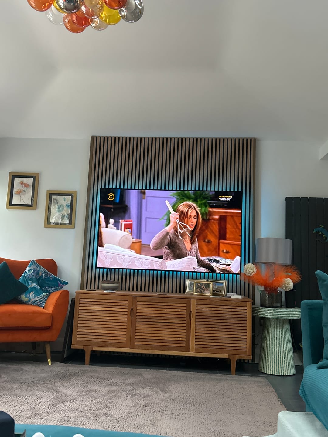 Customer photo review of Acoustic Wall Panel End Trim (Multiple Colours)
