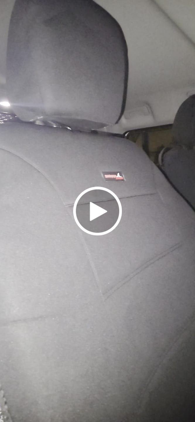 Customer video review of Sharkskin Neoprene Universal Front Seat Covers - Black