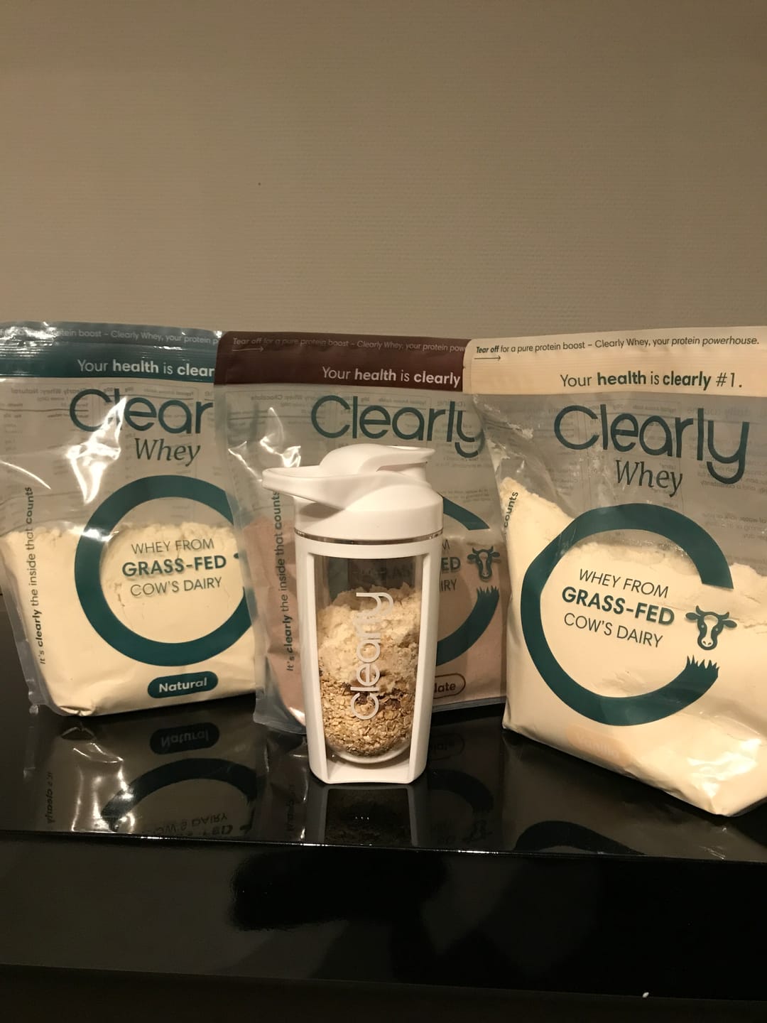 Customer photo review of Grass-fed Whey