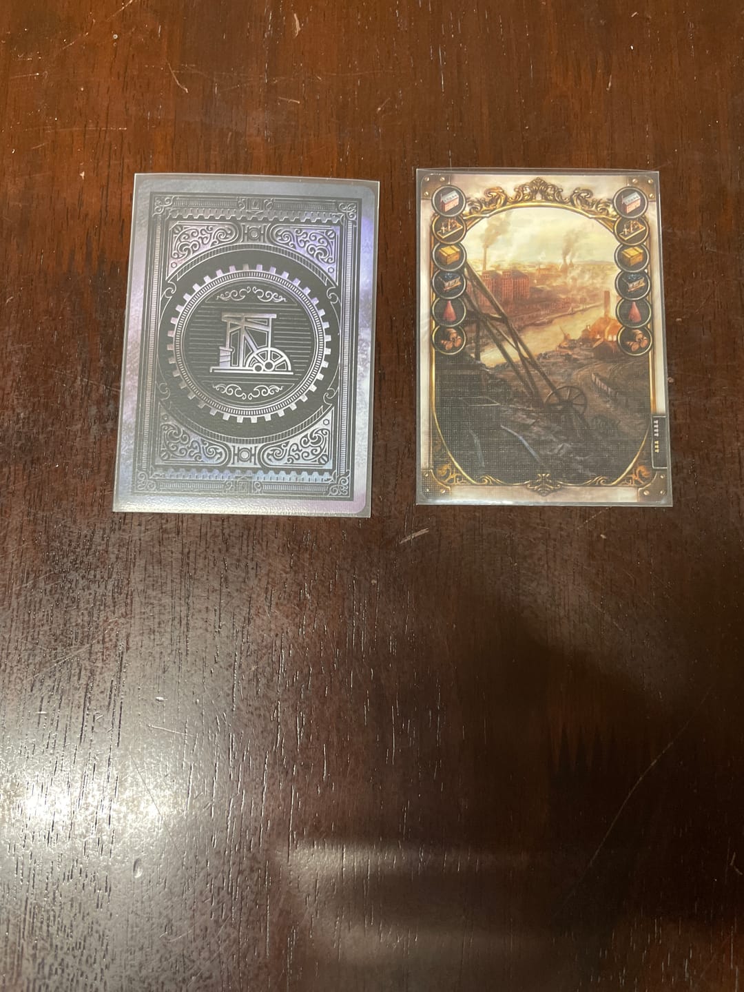 Customer photo review of Brass: Birmingham Card Sleeve Kit