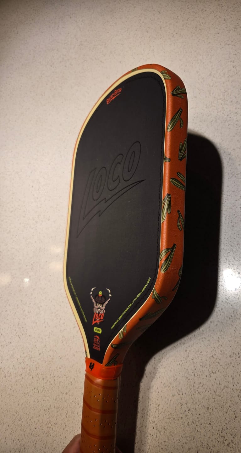 Customer photo review of Cactus Edge Tape (3 pack) - Pickleball Paddle Edge Tape
