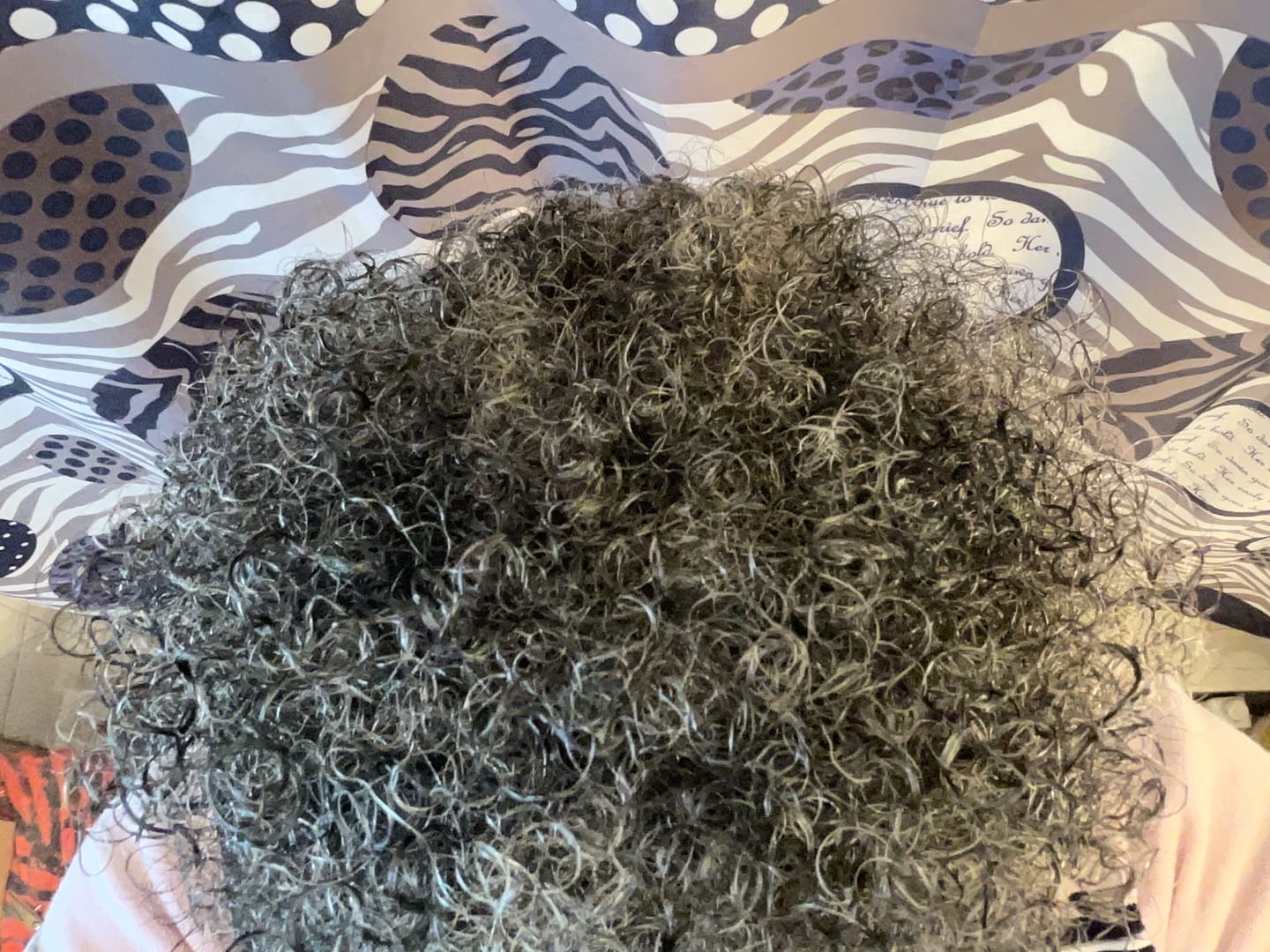 Customer photo review of Moisture N Slip Curling Cream + Aloquench N' Flax Seed Coiling Jelly Duo