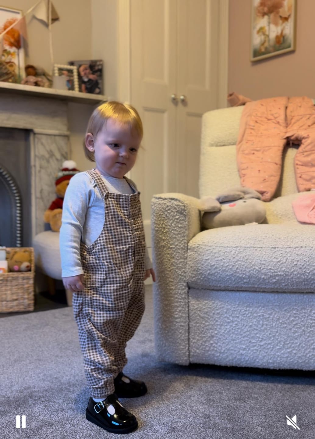 Customer photo review of Luna Black Patent Girls Kids Shoe